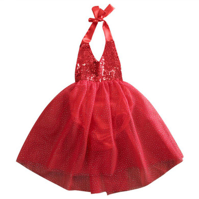 Fashion Baby Girl Princess Dresses Hot Toddler Lace Tutu Dress Kids Sequins Party Clothes