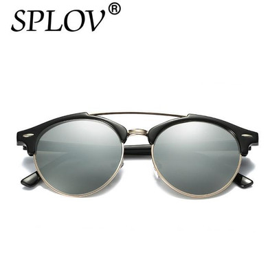 2017 Ray Brand luxury Designer Polarized Aviation Round Sunglasses Men Vintage Retro Glasses Women Driving Metal Eyewear Oculos
