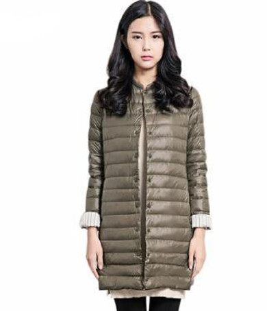 Casual Ultra light Down Coat Parkas for Women Outwear Winter  Female Snow Warm Long Thin Duck Down Jacket Coat Laides