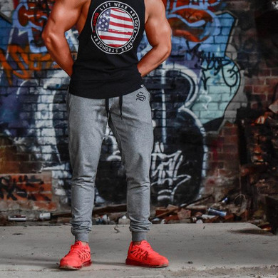 2017 Autumn New Sweatpants Men Solid Workout Bodybuilding Clothing Casual GYMS Fitness Sweatpants Joggers Pants Skinny Trousers