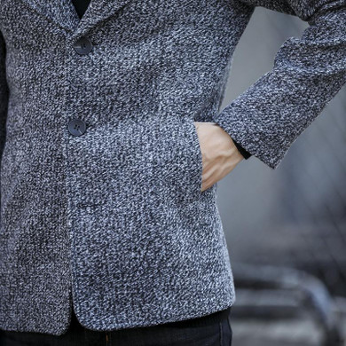 2017 Autumn new short woolen jacket men's casual woolen dress handsome men's jacket men's jacket