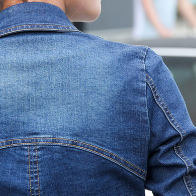 2017 Autumn New Fashion Denim Jacket Women Single Breasted Bomber Jacket Women Long Sleeve Slim Jeans Jackets Streetwear Casacos