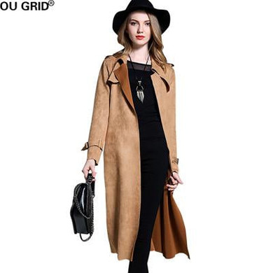 Size Plus Coat Women's Winter Jackets and Coats Elegant Warm Women Coat  With Belt 2016 Thicken Long Turn-down Collar Slim Coat