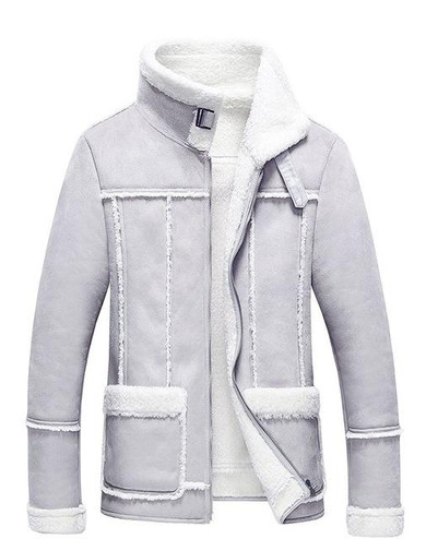 2017 new arrival winter casual wram Cashmere jacket men,Asian size L,XL,XXL,XXXL,XXXXL,men's Leather coat