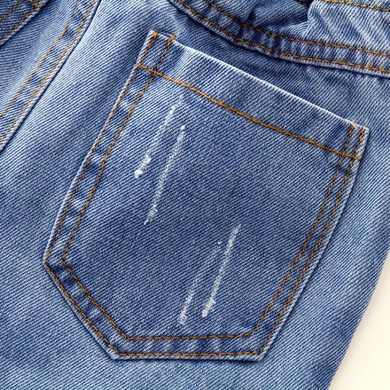 2017 infant Brand Pants Kids Trousers Fashion Girls Jeans Children Boys Ripped Jeans Kids Fashion Denim Pants Baby Casual Jean