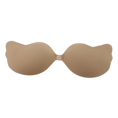 2017 Hot Womens Bra Silicone Adhesive Stick On Gel Push Up Bra Strapless Bras Backless Nylon Invisible Bra Silicone Solid