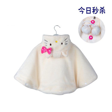 2017 Fashion Combi Baby Coats boys Girl's Smocks Outwear Fleece+Warm Cotton cloak Jumpers mantle Children's clothing Poncho Cape
