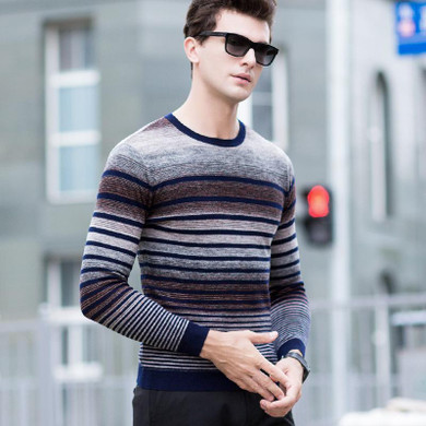 2017 Brand New Sweaters Men Fashion Style Autumn Winter 100% wool striped Quality Pullover Men O-neck Casual Men Sweater M-3XL 2017 Brand New Sweaters Men Fashion Style Autumn Winter 100% wool striped Quality Pullover Men O-neck Casual Men Sweater M-3XL