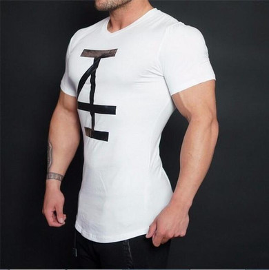 2017 Brand Men's T-shirt Singlets BE Short Sleeves Gymshark Shirt Tight Fitness T shirt homme Muscle Crossfit  Clothes Tee Tops