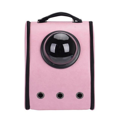 Space Pet Backpack with window Pet Carrier Two Covers Astronaut Capsule Leathe PU Backpack Dog Cat Pet Breathable Safety Carrier
