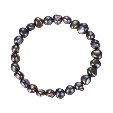 SOUAIME Christmas Gift Natural Freshwater Pearl Irregular Bracelet Charm &amp; Bangles Pearl Jewelry Women Fine Jewelry
