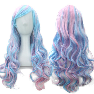 Soowee 13 Colors Brown To Pink Women Hair Ombre High Temperature Fiber Wigs Synthetic Hair Cosplay Wig Perruque Cheveux Peruca