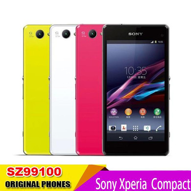Sony Xperia Z1 Compact D5503 Original Z1 mini Unlocked Mobile phone 4.3" GSM 3G&4G Android Quad-Core  WIFI GPS 2GB RAM 16GB ROM