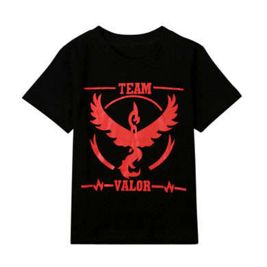 2016 Pokemon Go Boys T-shirt Children Tops Cartoon Team Mystic Kids T-shirts Tees Boy Blouse T Shirt Summer Cotton Baby Clothing