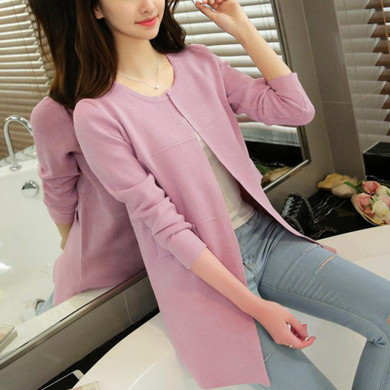 2017 Winter Long Sweater Coat for Women Formal Cardigans blusas de inverno feminina casaco feminino Sweaters Coat Knitted Coats