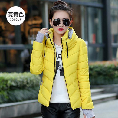 2017 Winter Jacket Women Parka Thick Winter Outerwear Plus Size Short Slim Design cotton-padded Jackets And Coats Ad