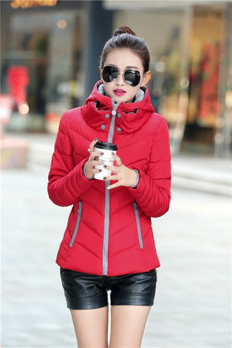 2017 Winter Jacket Women Parka Thick Winter Outerwear Plus Size Coat Short Slim Design Cotton-padded Jackets&amp;Coats TT1332C