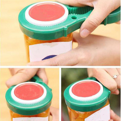 2017 Hot Creative Jar Opener Multi-Purpose Jar Lids Bottle Cap Grip Twister Rubber Opener Tool