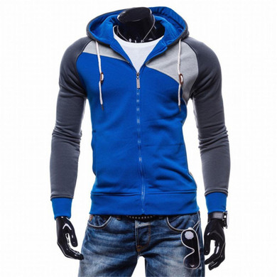 2017 Hoodies Men Sudaderas Hombre Hip Hop Mens Brand Leisure Zipper Jacket Hoodie Sweatshirt Slim Fit Men Hoody XXL