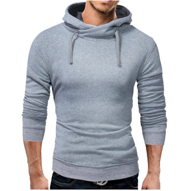 2017 Hoodies Men Sudaderas Hombre Hip Hop Mens Brand Leisure Hoodie Sweatshirt Slim Solid Color Fit Men Hoody XXL