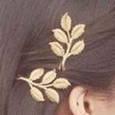 2016 New Clover Leaves Gold Pated Hair Clip Barrettes Hair Accessories Fashion Girls Women Fashion Cute Headwear Hair Clips