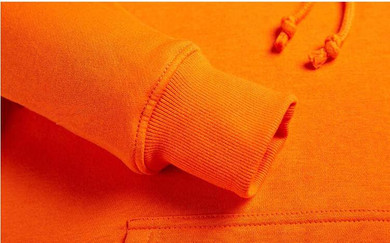 2016 fashion color orange hooides men's thick clothes winter sweatshirts men Hip Hop Streetwear solid fleece hoody man Clothing