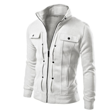 2016 Fashion Brand Men Hoodie Sweatshirts Moleton Masculina Cardigan Black Sweatshirt Pocket Sudaderas Hombre Male Tracksuit 4XL