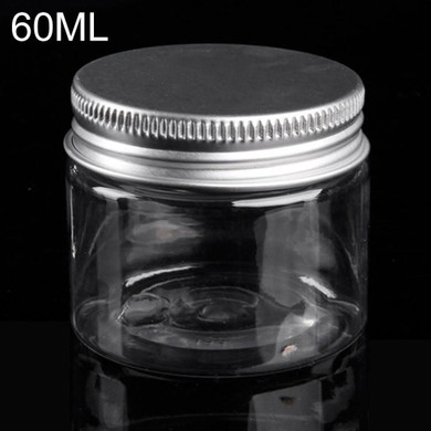 Cosmetic Mini Travel Empty Bottle Jar Round Aluminum Cover Plastic Lip Balm Make-up Bottling Box Makeup Cosmetic Face Cream Jar