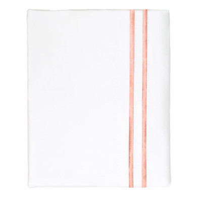 Coral Lines Embroidered Pillow Case