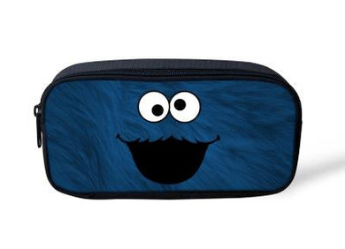 Cool Boy Pencil Case Monster Dinosaur Printed Women Cosmetic Bag With Zipper Makeup Storage Bag Children Stationery Pencil Bags