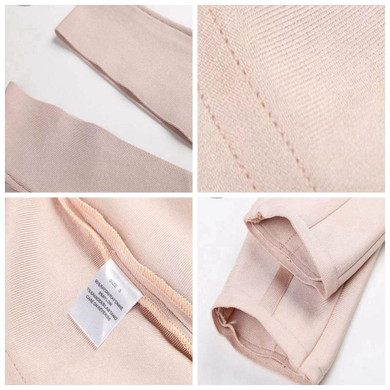 2017 new summer hottest  khaki capris knitted skinny party deep V neck plunge bodycon elegant rompers women jumpsuit wholesale