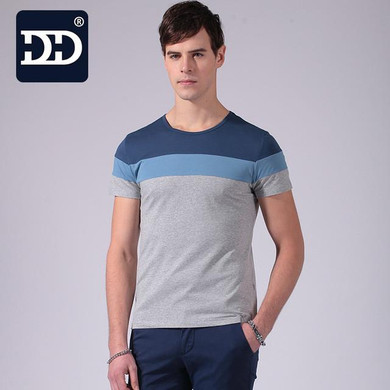 2017 New Summer Fashion Men's T Shirt Casual Patchwork Short Sleeve Mens tshirt Clothing Casual Shirts Print Regular Shirt Men