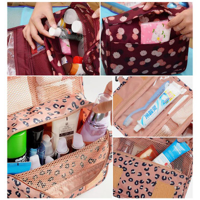 2016 Travel Cosmetic Bags Fashion Waterproof Polyester Multifunction Makeup Storage Bag High Quality Toiletry Bag For Men Women