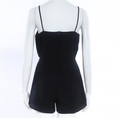 2016 New Summer style Casual loose Women Sexy Sleeveless Deep V-neck Playsuit Bodycon Party Jumpsuit Romper Trouser Clubwear