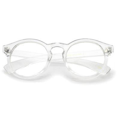 Retro Round P3 Transparent Clear Lens Glasses A965