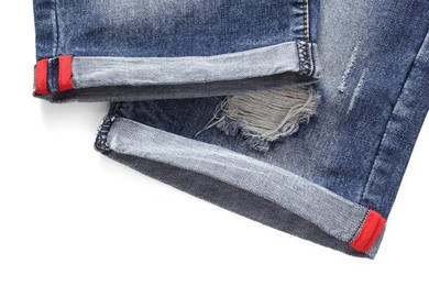 2017 Summer Men's Fashion Hole Decoration Denim Shorts High Quality Goods Men's Blue Casual Beach Shorts Male Jeans Shorts Hot