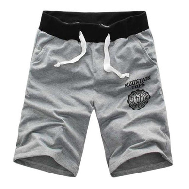 2017 New Men Slim Short Trousers Jogger Men Shorts Sweatpants Fitness Workout Cotton Shorts