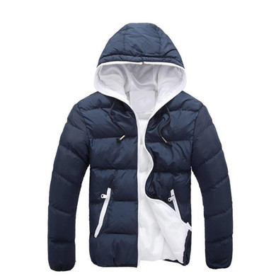2017 New Men Casual Warm Jacket Hooded Winter Thick Coat Parka Overcoat Hoodie