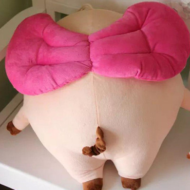 2017 New Lovely Plush Stuffed Pink Flying Pig With Wings Kids Toy Plush Pig Dolls Christmas Birthday Children Friends Gift
