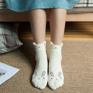 2017 New Lovely Cartoon Women Socks High Quality Cotton Sox Japanese Fashion Style Socks Autumn Winter Warm Socks For lady Girls