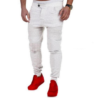 2017 New Fashion Pants Men Casual Striped Jogger Cargo Qunique Design Mens Tranning Sweatpants Bottom Joggers Trousers