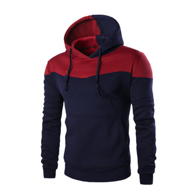 2017 NEW Fashion Men Hoodies Brand Leisure Coat High Quality Men Sweatshirt Hoodie Casual Patchwork Hooded Jackets Male M-2XL