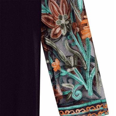2016 Summer Autunm Women Vintage Boho Floral Tassel Beach Bikini Cover Up Tops Chiffon Blouse Shirts Long Cardigan