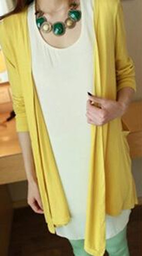 2016 spring summer Cardigan women long sleeve loose long thin coat with pocket sunscreen clothing blouses modal