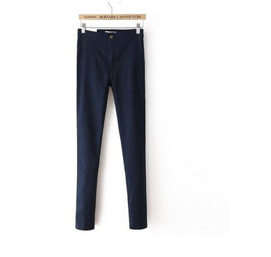 2016 Spring New Women Fashion High Waist Skinny Pencil Pants Casual Slim Sexy Stretch Jeans Trousers Pants