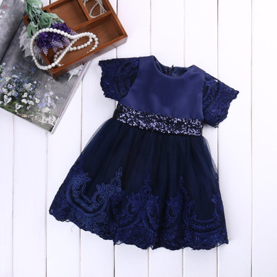Flower Girls Clothing Dresses Princess Bow Toddler Baby Lace Ball Gown Party Pageant Tutu Formal Dresses Girl