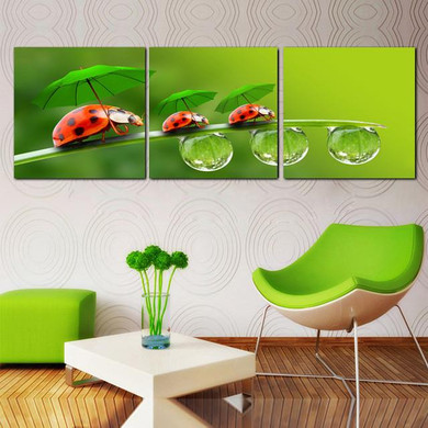 Flower Canvas Print Wall Paintings Oil Art Pictures Modular Painting On Bilder Modern 3 Piece Decoration Maison Home Picture
