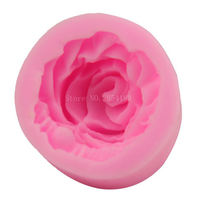 Flower Bloom Rose shape Silicone Fondant Soap 3D Cake Mold Cupcake Jelly Candy Chocolate Decoration Baking Tool Moulds FQ2825