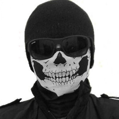 2016 New Motorcycle SKULL Ghost Face Windproof Mask  Sports Warm  Caps Bicyle Bike Balaclavas Scarf
