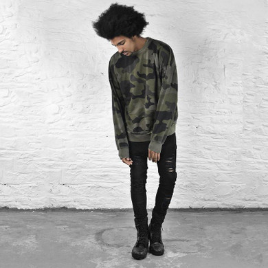 2016 new men's jeans ripped jeans for men skinny Distressed slim famous brand designer biker hip hop swag black pants